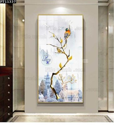 Download file gốc File tranh đơn lối vào FT11337 (in mica) trong suốt