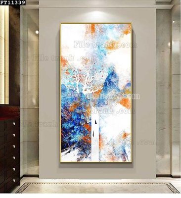 File ảnh File tranh đơn lối vào FT11339 (gốc) cho trang trí nhà hàng