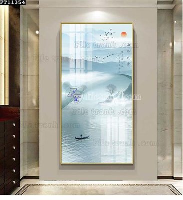 File tranh ảnh gốc File tranh đơn lối vào FT11354 dùng cho in khổ lớn