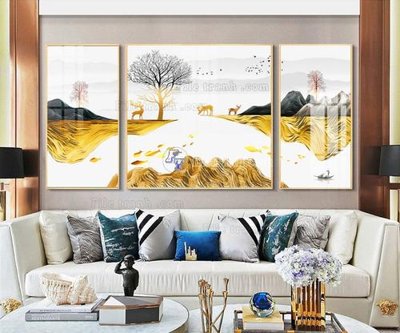 File tranh in tráng gương File tranh hiện đại pha lê gương FT117 (siêu nét)