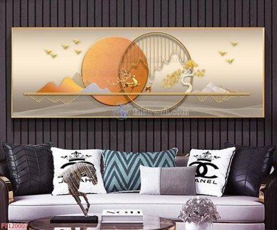 File in trần File tranh hiện đại pha lê gương FT120007 (file gốc) chủ đề vũ trụ