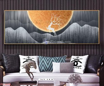 File ảnh File tranh hiện đại pha lê gương FT120018 (gốc) cho trang trí nội thất