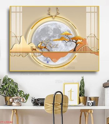 Download file File tranh hiện đại pha lê gương FT120044 (gốc) cho xưởng in