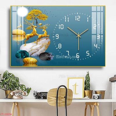 File gốc File tranh hiện đại pha lê gương FT120056 (thiết kế) độc quyền