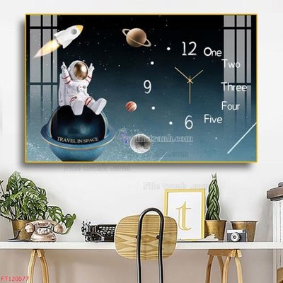 File tranh File tranh hiện đại pha lê gương FT120077 (gốc) chủ đề động vật