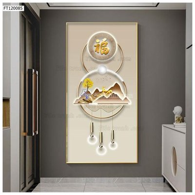 File tranh File tranh hiện đại pha lê gương FT120085 (gốc) in backlit film