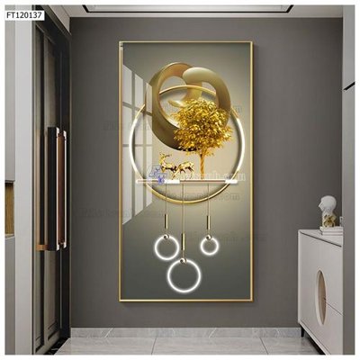 File gốc File tranh hiện đại pha lê gương FT120137 (cho in 3D) độc đáo