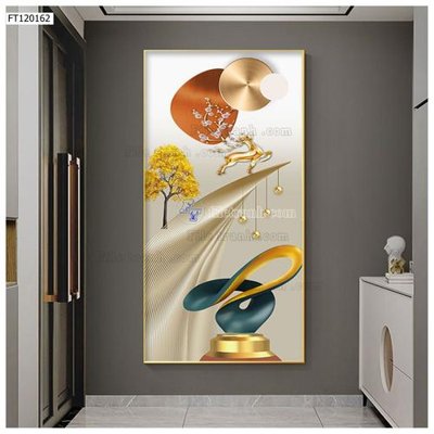 File tranh gốc File tranh hiện đại pha lê gương FT120162 (bản quyền) file PSD