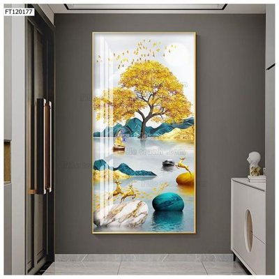 Ảnh gốc File tranh hiện đại pha lê gương FT120177 (độ nét cao) in tráng gương