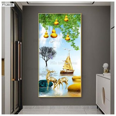 Tải file File tranh hiện đại pha lê gương FT120186 (gốc) in ấn ngay lập tức