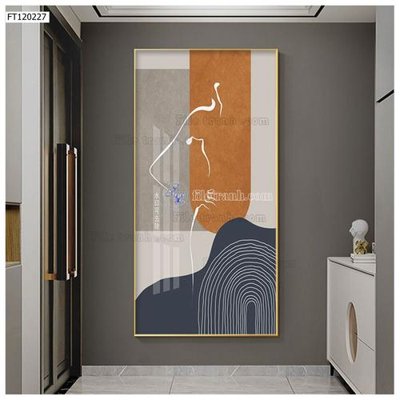 File gốc File tranh hiện đại pha lê gương FT120227 (in lụa) trang trí tường