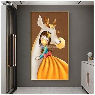 File gốc File tranh hiện đại pha lê gương FT120247 (in lụa) chi tiết cao