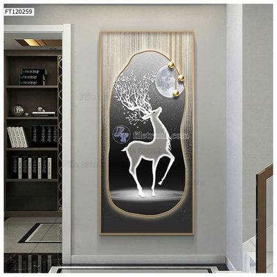 File ảnh File tranh hiện đại pha lê gương FT120259 (gốc) in biển hiệu