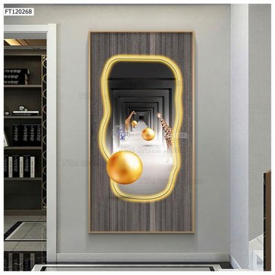 File tranh File tranh hiện đại pha lê gương FT120268 (bản gốc) trang trí văn phòng