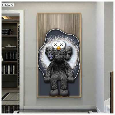 Hình ảnh file gốc in trần nhà File tranh hiện đại pha lê gương FT120273