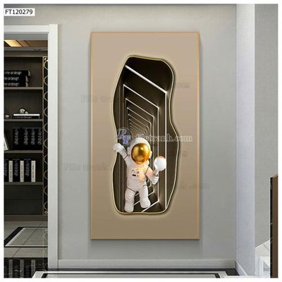 File tranh File tranh hiện đại pha lê gương FT120279 (file gốc) chủ đề phong thủy