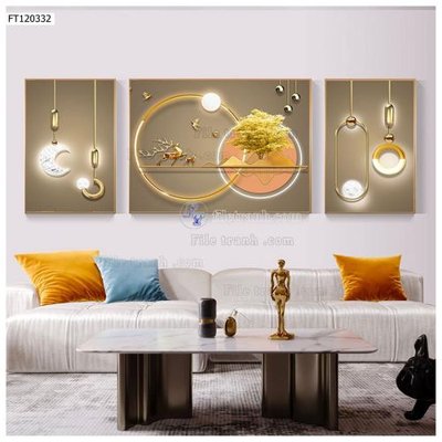 File gốc File tranh hiện đại pha lê gương FT120332 (trang trí) phòng ngủ