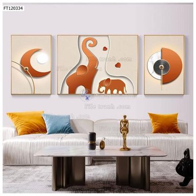 File gốc File tranh hiện đại pha lê gương FT120334 (in lụa) cao cấp