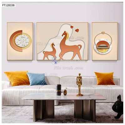 Hình ảnh file gốc in lụa File tranh hiện đại pha lê gương FT120338