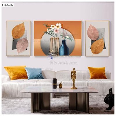 File tranh PSD File tranh hiện đại pha lê gương FT120347 chất lượng cao