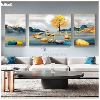 File tranh File tranh hiện đại pha lê gương FT120393 (ảnh gốc) in trần 3D