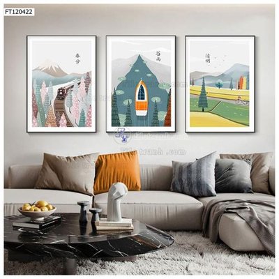 File PSD File tranh hiện đại pha lê gương FT120422 (gốc) cho in quảng cáo