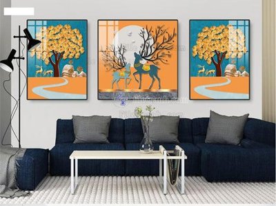 File in ấn File tranh hiện đại pha lê gương FT120430 (bản gốc) cao cấp