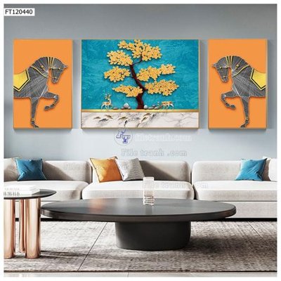 Hình ảnh file gốc in lụa File tranh hiện đại pha lê gương FT120440