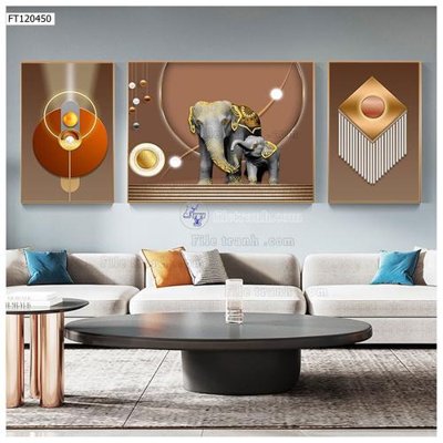 File tranh File tranh hiện đại pha lê gương FT120450 (ảnh gốc) in trần 3D