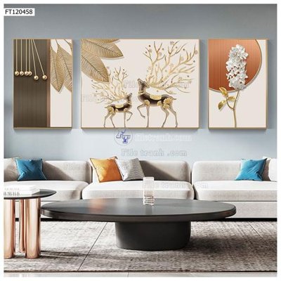 File gốc in ấn File tranh hiện đại pha lê gương FT120458 chuẩn màu CMYK