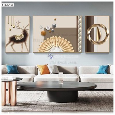 File gốc File tranh hiện đại pha lê gương FT120465 (in lụa) chi tiết cao