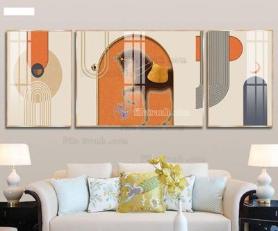 File gốc File tranh hiện đại pha lê gương FT120478 (in mica) làm quà tặng