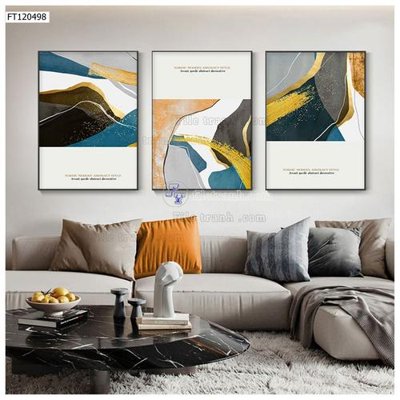 File in trần File tranh hiện đại pha lê gương FT120498 (bản gốc) phong cảnh