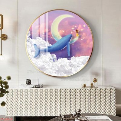 File gốc File tranh hiện đại pha lê gương FT120519 (in mica) làm bảng hiệu