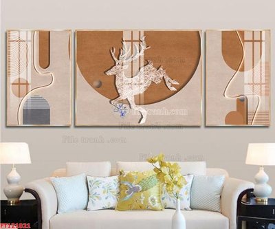 Tải file File tranh bộ hiện đại FT121021 (ảnh gốc) in tranh kính