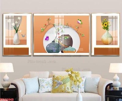 File in trần File tranh bộ hiện đại FT121043 (file gốc) hoa văn 3D