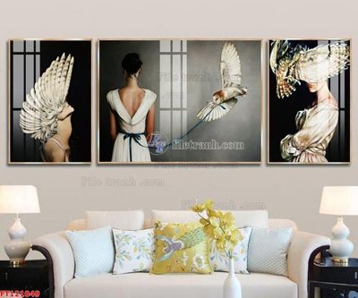 File in lụa File tranh bộ hiện đại FT121049 (phong cảnh) File tranh bộ hiện đại FT121049