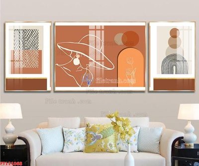 File tranh in mica File tranh bộ hiện đại FT121068 (độ phân giải cao)