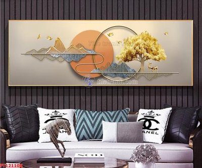 Tệp tin gốc File tranh bộ hiện đại FT121108 (dùng cho in) File tranh bộ hiện đại FT121108