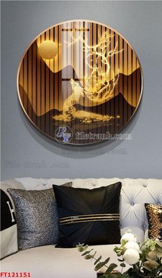 File in trần File tranh bộ hiện đại FT121151 (file gốc) xuyên sáng