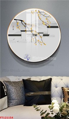 Hình ảnh file gốc in trần nhà File tranh bộ hiện đại FT121154