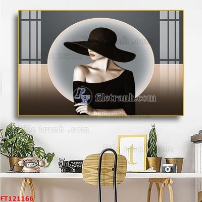 Tải file File tranh bộ hiện đại FT121166 (ảnh gốc) in tráng gương