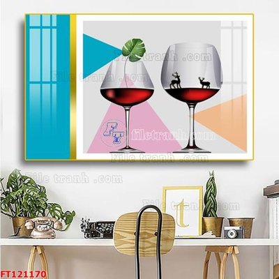 File gốc File tranh bộ hiện đại FT121170 (in lụa) tranh mã đáo