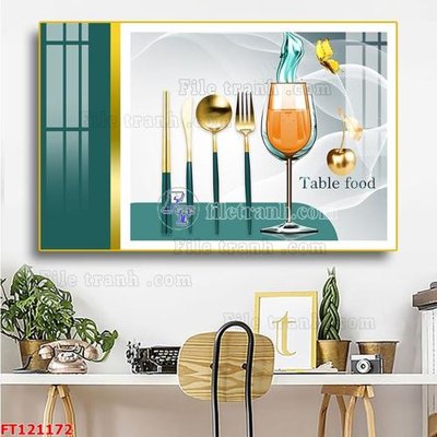 File in trần File tranh bộ hiện đại FT121172 (bản gốc) mây trời