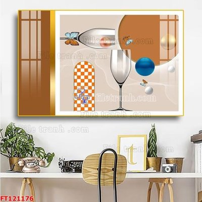 File gốc File tranh bộ hiện đại FT121176 (in lụa) tranh thuận buồm