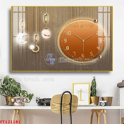 File gốc File tranh bộ hiện đại FT121181 (in tráng gương) hiện đại