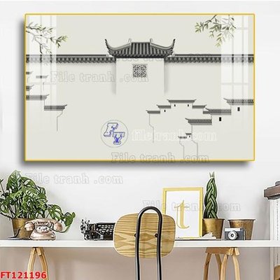 Tải file File tranh bộ hiện đại FT121196 (PSD) cho in tranh kính