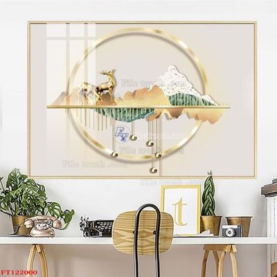 File ảnh gốc File tranh bộ hiện đại FT122000 (chuyên in mica)
