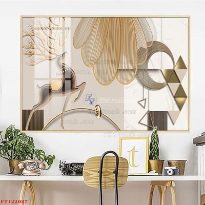 File PSD File tranh bộ hiện đại FT122027 (gốc) cho designer