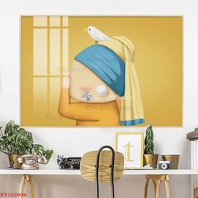 File in trần File tranh bộ hiện đại FT122036 (bản gốc) phong cảnh